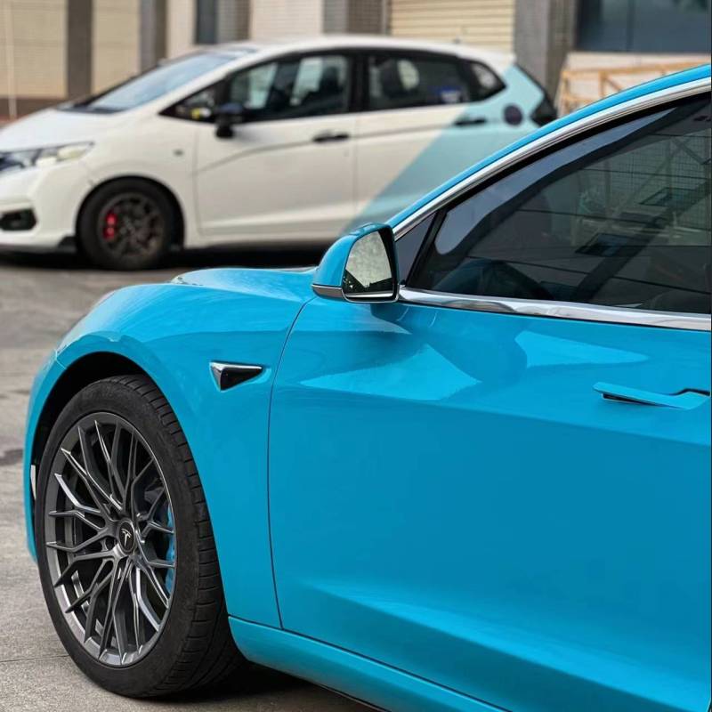 Ravoony Pro TPU Glossy Miami Blue PPF Film