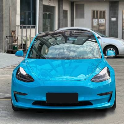 Ravoony Pro TPU Glossy Miami Blue PPF Film 02