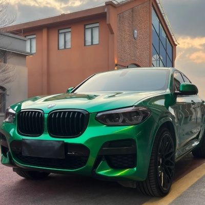 Ravoony Basic Gloss Paint Metallic Isle Of Man Green Car Vinyl Wrap 02