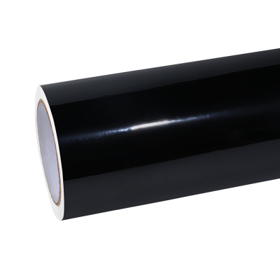 Ravoony Basic Glossy Crystal Black Car Vinyl Wrap 01