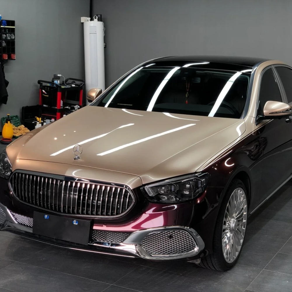 Ravoony Basic Glossy Metal Champaign Dark Gold Car Wrap