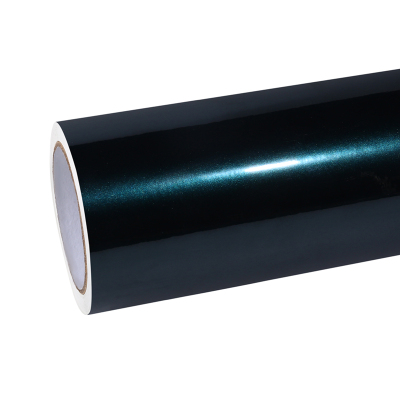 Ravoony Basic Gloss Metallic Midnight Green Car Wrap 01