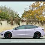 Ravoony Plus PET Glossy Haze Grey Purple Car Wrap