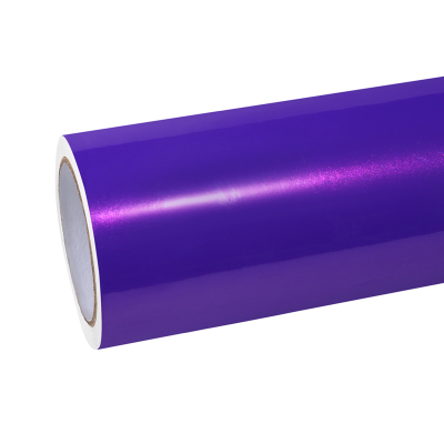 Ravoony Basic Glossy Explosion Purple Car Vinyl Wrap 01