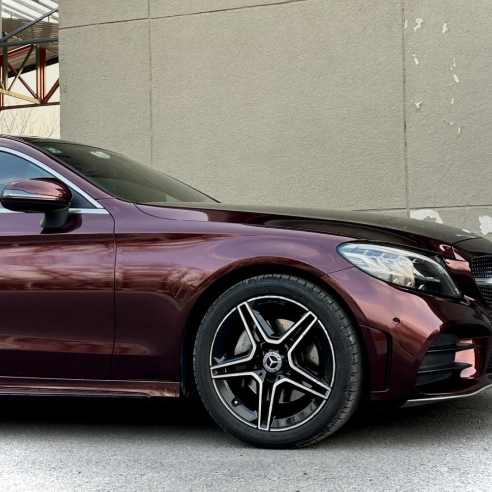 Ravoony Basic Gloss Black Rose Vinyl Wrap