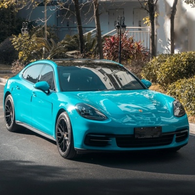 Ravoony Basic Glossy Miami Blue Vinyl Wrap 02