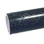 Ravoony Plus Laser Forged Carbon Black Vinyl Wrap