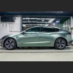 Ravoony Plus Glossy Metallic Paint Fir Green Car Vinyl Wrap