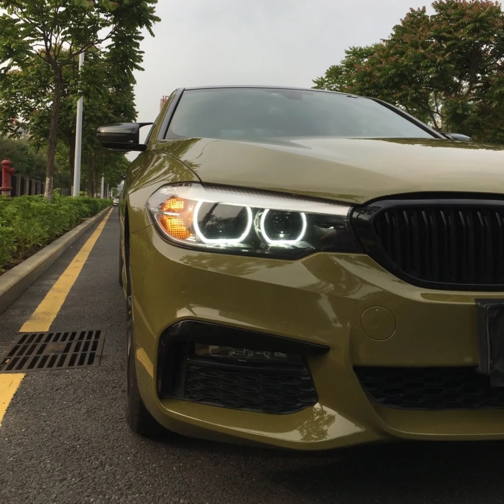 Ravoony Basic Audi Gloss Army Green Vinyl Car Wrap