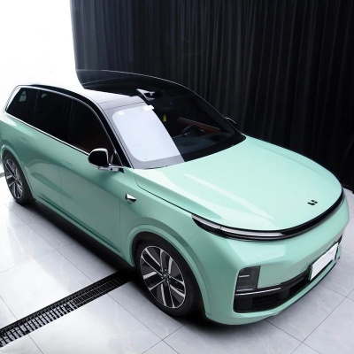 Ravoony Basic Glossy Cragginess Green Car Vinyl Wrap 02