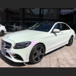 Ravoony Plus Glossy White to Purple Vinyl Car Wrap