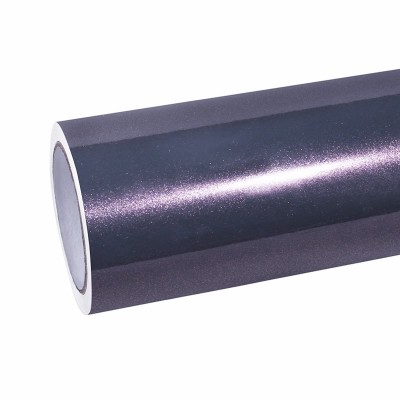 Ravoony Basic Bentley Gloss Grey Violet Car Vinyl Wrap 01
