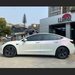 Ravoony Plus Pure Metallic White To Purple Vinyl Car Wrap