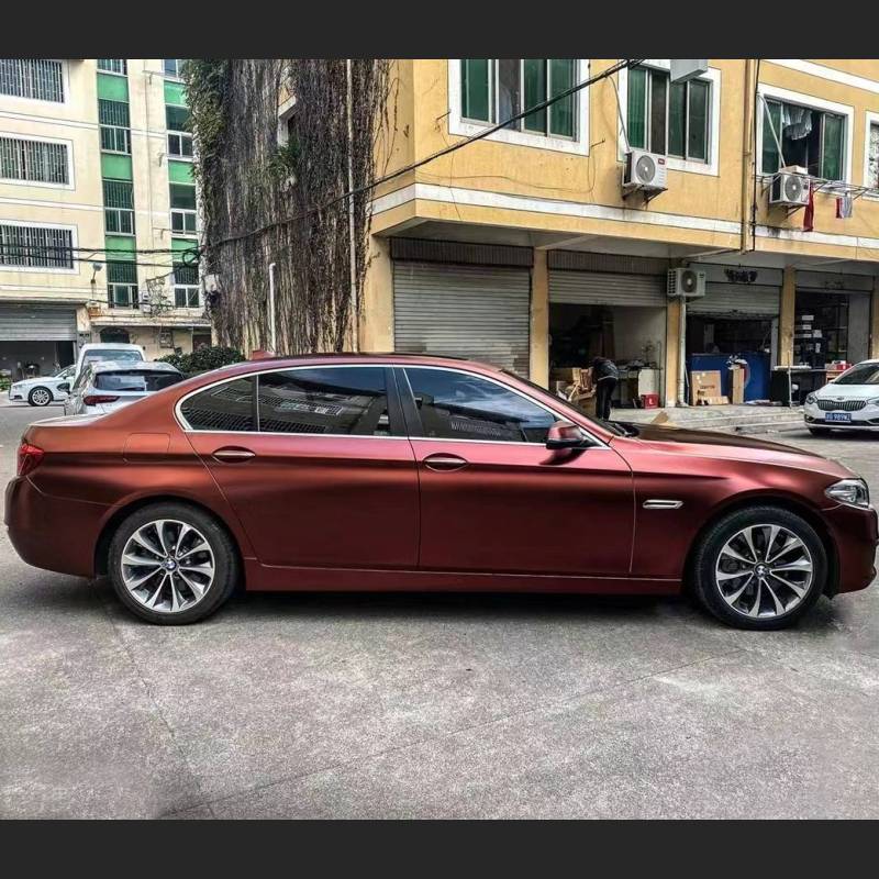 Ravoony Plus Pure Metallic Burgundy Car Wrap