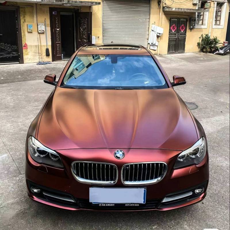 Ravoony Plus Pure Metallic Burgundy Car Wrap