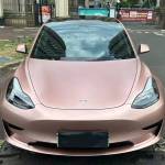 Ravoony Plus Pure Metallic Rose Gold Car Vinyl Wrap