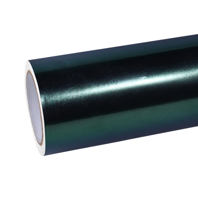 Ravoony Basic BMW Gloss Aurora Diamant Green Vinyl Car Wrap 01