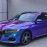 Ravoony Basic Gloss Diamond Blue Purple Vinyl Wrap