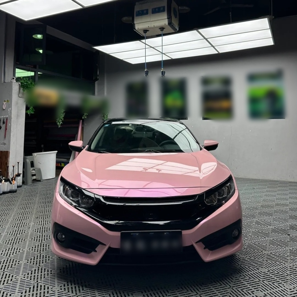 Ravoony Basic Twin Magic Pink Car Vinyl Wrap