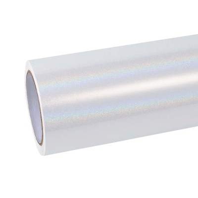 Ravoony Basic Glossy Laser White Car Vinyl Wrap 01