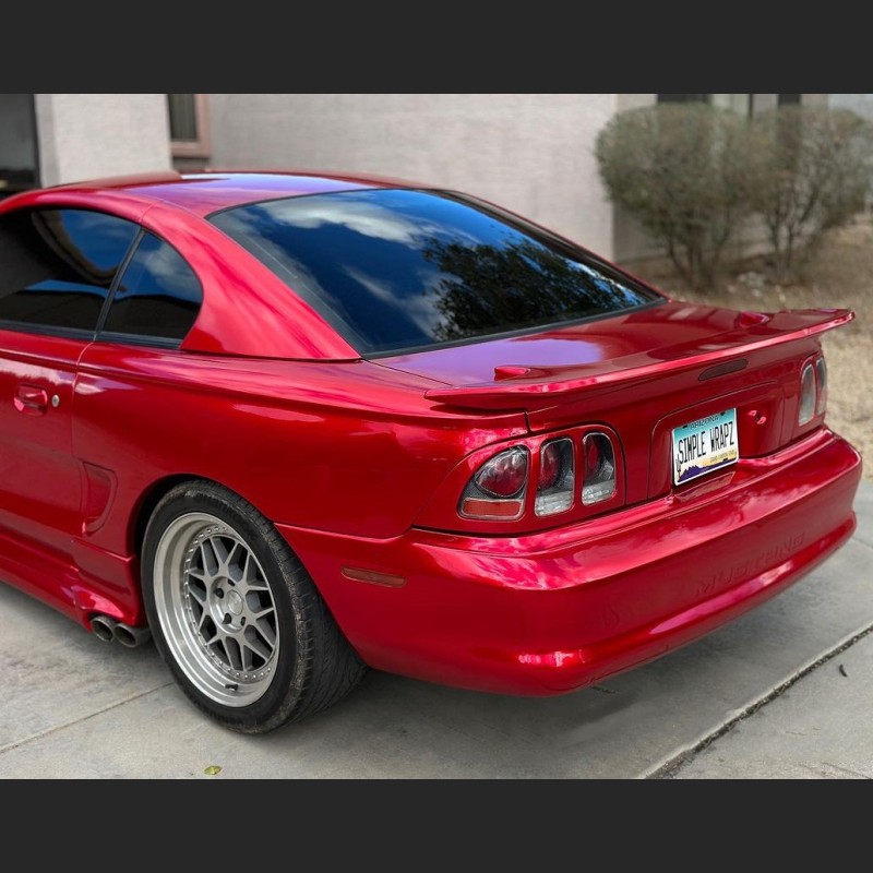 Ravoony Basic Gloss Metallic Vampire Red Vinyl Car Wrap