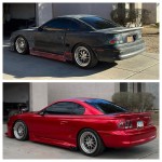 Ravoony Basic Gloss Metallic Vampire Red Vinyl Car Wrap