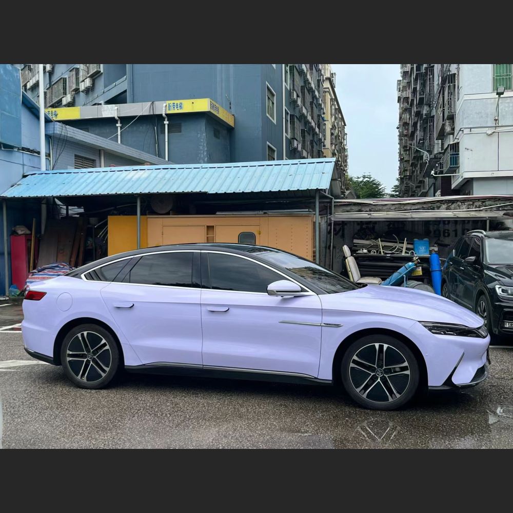 Ravoony Basic Glossy Violet Star Car Wrap