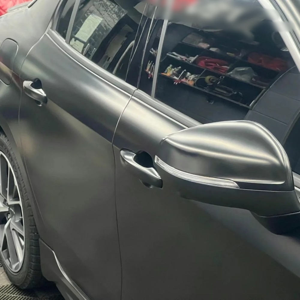 Ravoony Basic Pure Metal Black Car Vinyl Wrap