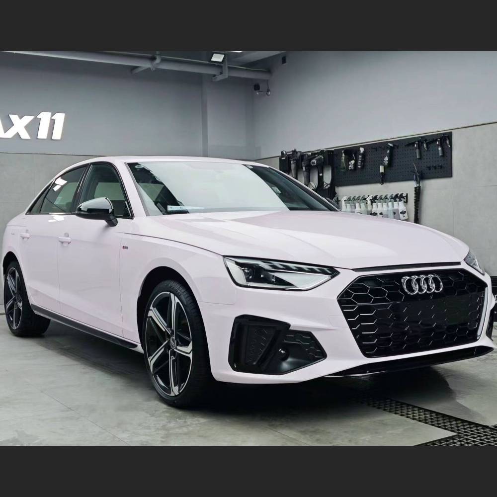 Ravoony Plus Glossy Mary Kay Pink Car Vinyl Wrap