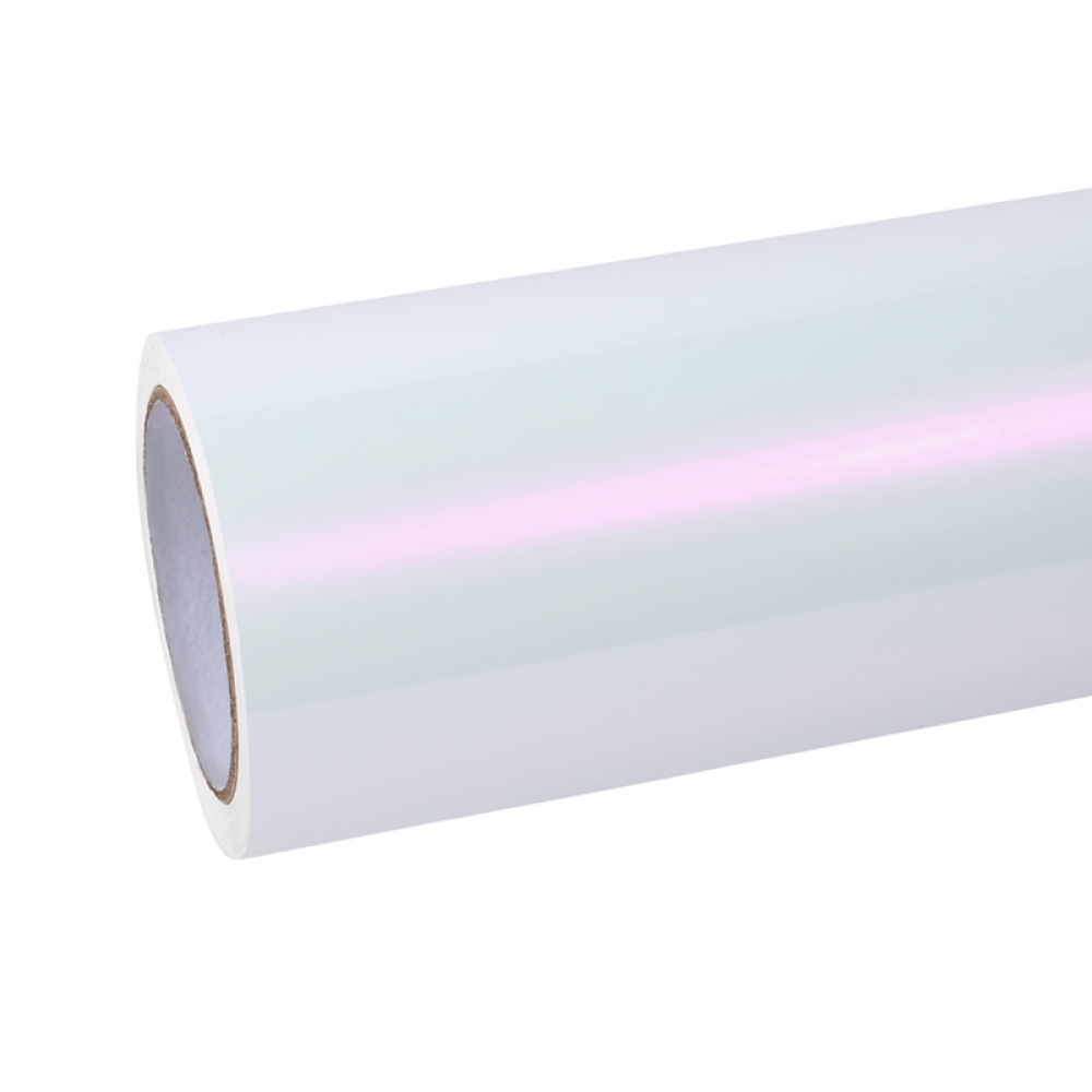 Ravoony Basic Glossy White to Pink Car Wrap