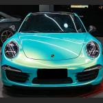 Ravoony Plus Glossy Magic Gold Blue Vinyl Car Wrap