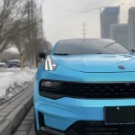 Ravoony Basic Glossy Gold Sky Blue Vinyl Car Wrap