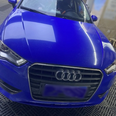 Ravoony Basic Sparkle Dark Blue Vinyl Car Wrap 02