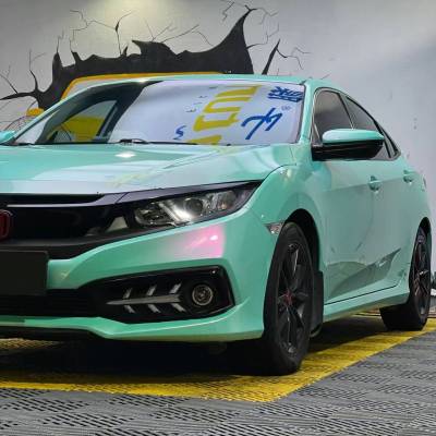 Ravoony Pro TPU Glossy Metallic Racing Tiffany Car PPF Film 02