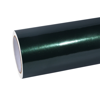 Ravoony Plus Glossy Gothic Green Car Vinyl Wrap 01