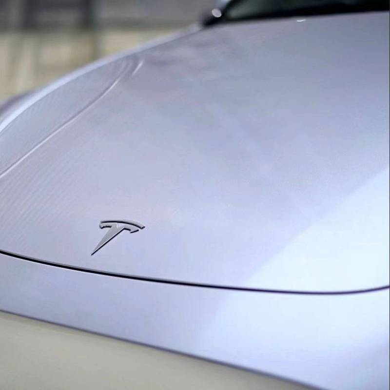 Ravoony Plus PET Glossy Audi Fleuret Silver Vinyl Car Wrap