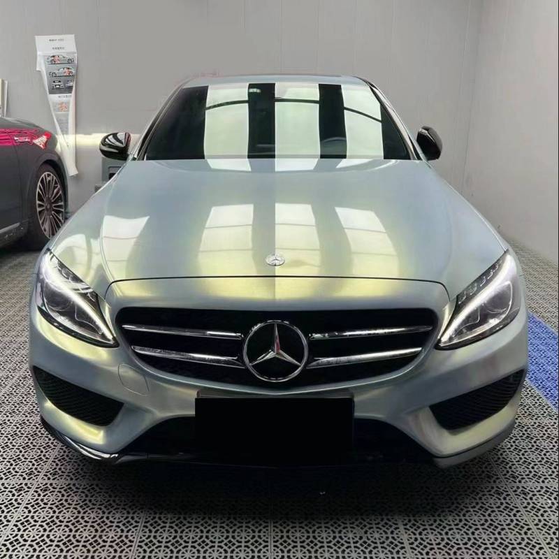 Ravoony Plus Glossy Diamond Grey Gold Car Wrap