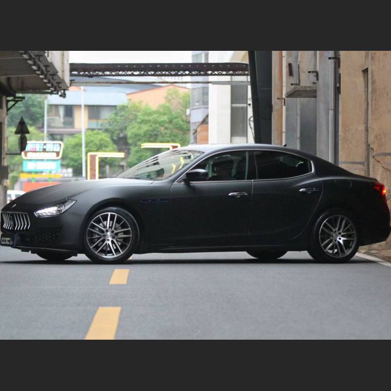 Ravoony Plus Ultimate Flat Black Car Vinyl Wrap
