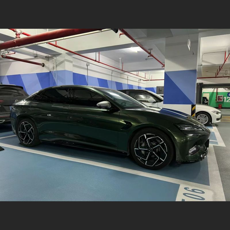 Ravoony Plus Gloss Paint Metal Midnight Green Car Wrap