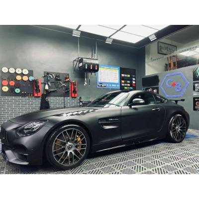 Ravoony Plus Matte Chrome Black Vinyl Wrap 02