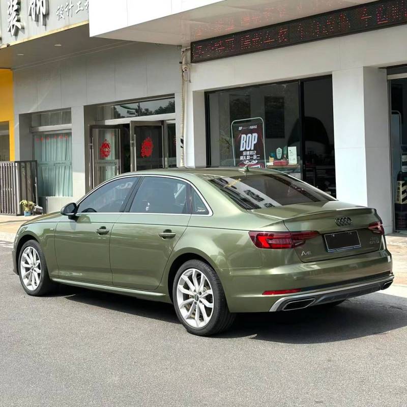Ravoony Plus PET Gloosy Dazzling Night Green Car Wrap