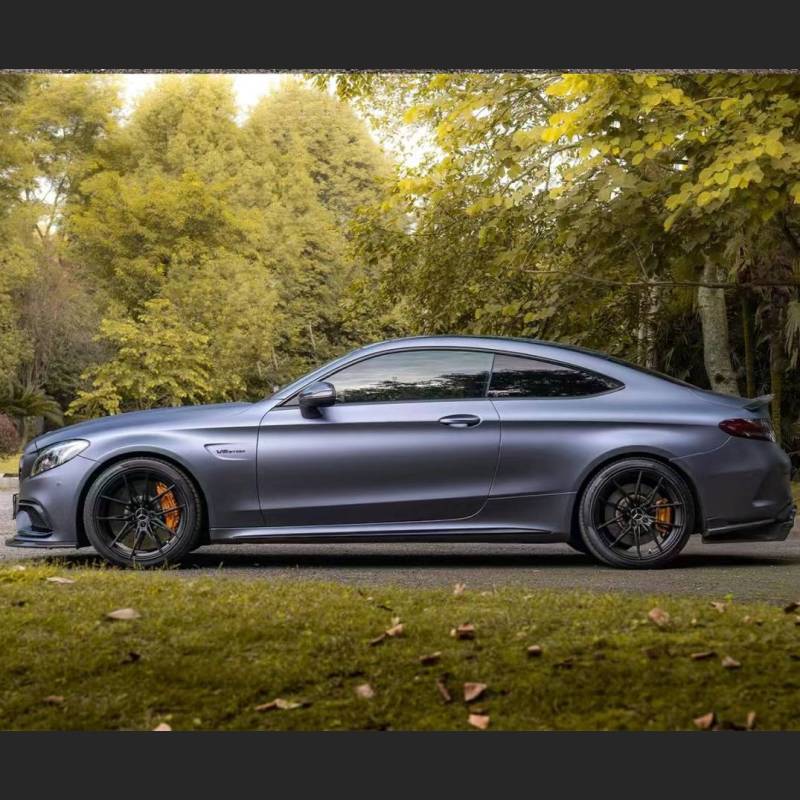 Ravoony Plus PET Satin Racing Blue Car Wrap