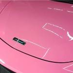 Ravoony Plus Glossy Crystal Light Pink Car Wrap