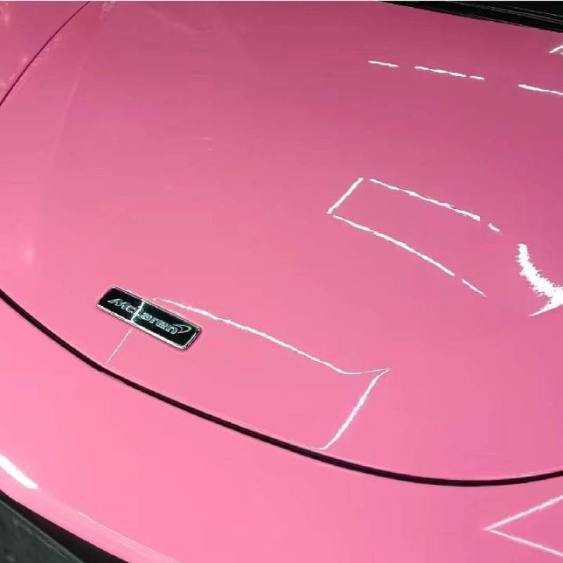 Ravoony Plus Glossy Crystal Light Pink Car Wrap