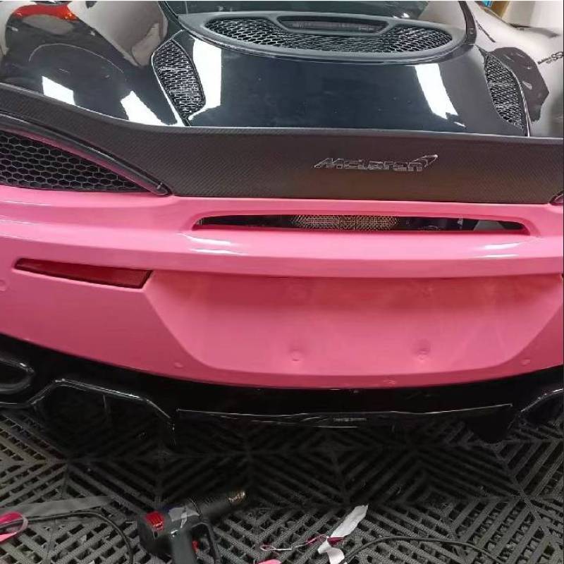 Ravoony Plus Glossy Crystal Light Pink Car Wrap
