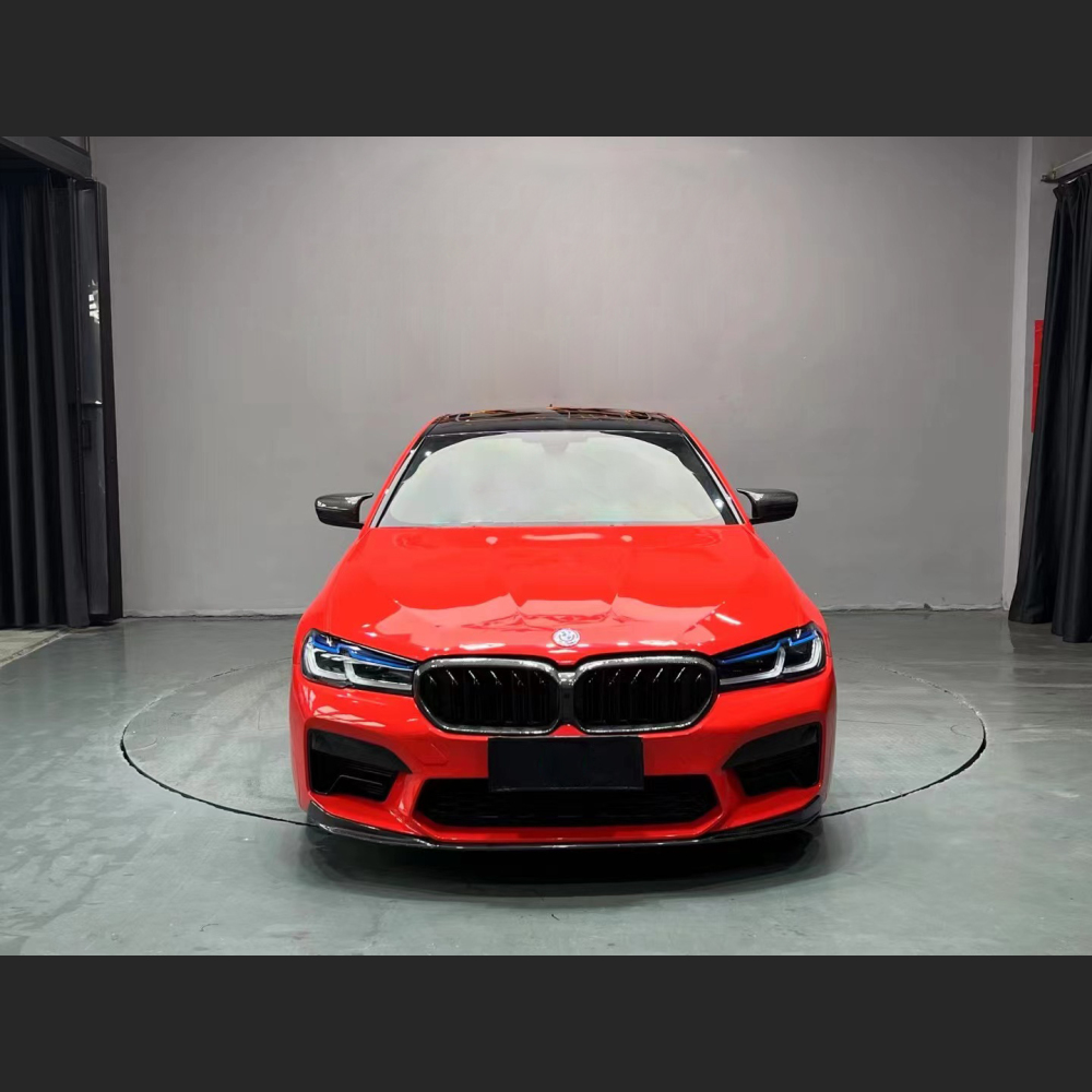 Ravoony Plus Glossy Crystal Ferrari Red Vinyl Car Wrap