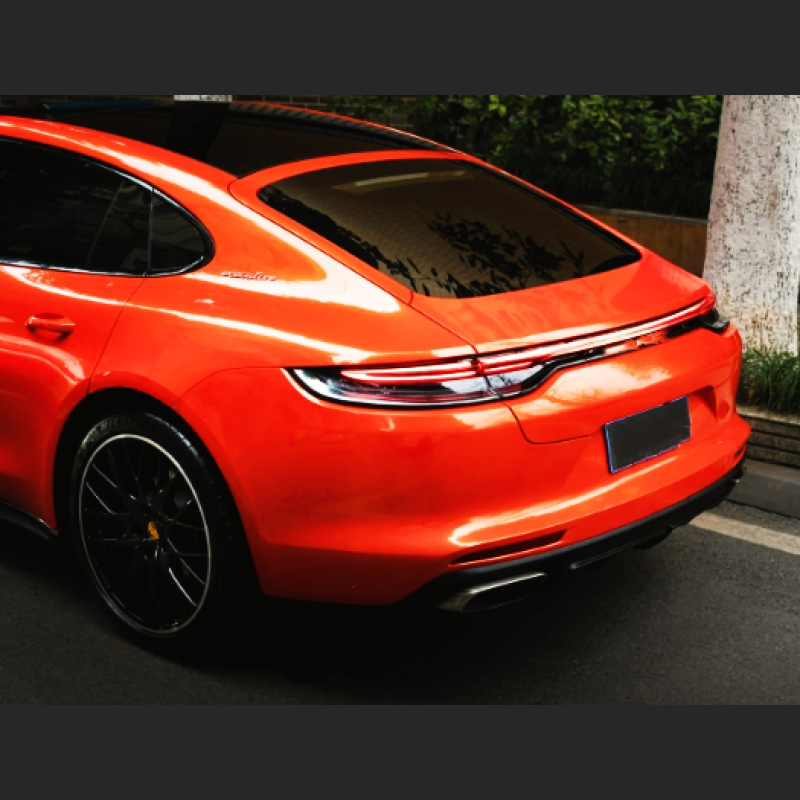 Ravoony Basic Glossy Metallic Paint Fire Red Vinyl Car Wrap