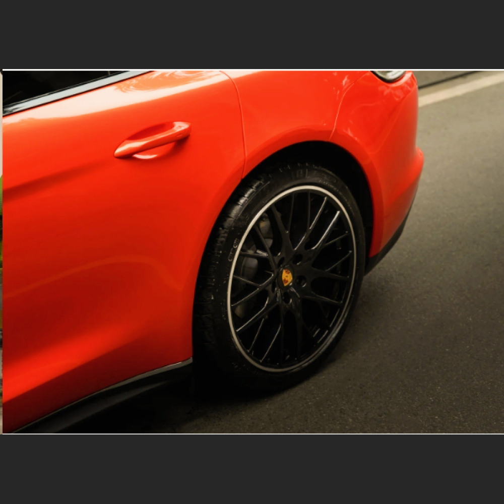 Ravoony Basic Glossy Metallic Paint Fire Red Vinyl Car Wrap