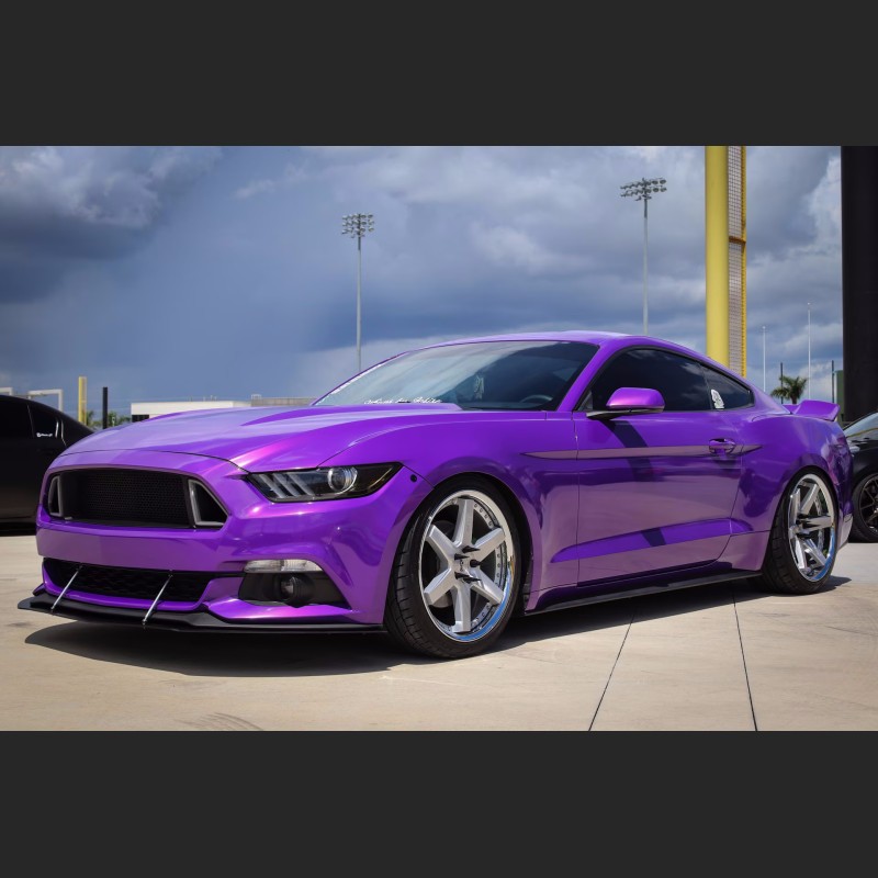 Ravoony Basic Glossy Explosion Purple Car Vinyl Wrap