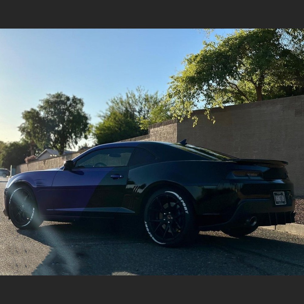 Ravoony Plus Glossy Laser Dark Purple Car Wrap